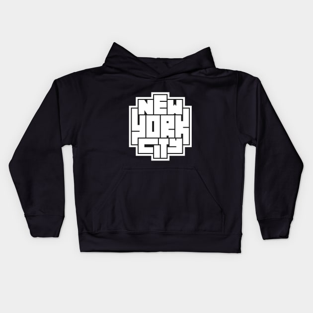 New York City Kids Hoodie by FunnyHedgehog